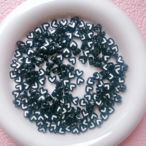 12-black / Size is about 8mm, hole diameter is about 1.8mm