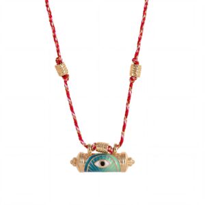 Blue-green Kaleidoscope Necklace