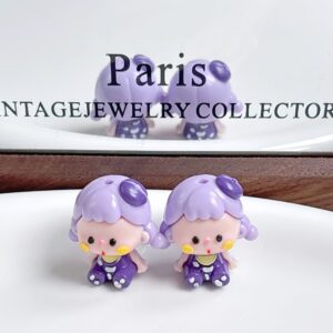 10-purple / Size is about 26*27mm (sold by the piece)