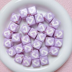 04-purple / Size is about 15mm, hole diameter is about 4mm