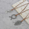 Wholesale Retro Nordic Pendant Necklace Geometric Alloy Chic Jewelry Accessory For Everyday And Boutique Resale