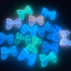 oly-77e2dde8bb188883edf21a44e22727e0 Wholesale Acrylic Loose Beads UV Glow Glitter Bow Mermaid Iridescent DIY Jewelry Making Phone Charm Accessory