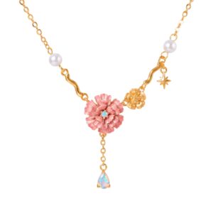 October Flower Necklace