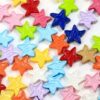 oly-782d319d9f68caaa7fba3afeb4b04aea Wholesale Chic Oil-Painted Star Acrylic Beads, Baked Enamel Finish, DIY Phone Charm & Keychain Accessory