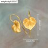 oly-7860e80d00ff4ba85df5af93d63e2636 Wholesale Leaf Shape Alloy Ear Hooks Fashion Accessory Simple Trendy For Boutique Resale