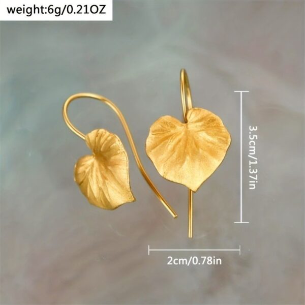 oly-7860e80d00ff4ba85df5af93d63e2636 Wholesale Leaf Shape Alloy Ear Hooks Fashion Accessory Simple Trendy For Boutique Resale
