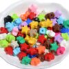 Wholesale Acrylic Star Loose Beads for DIY Phone Charm Keychain Making Trendy Red Jewelry Accessory Gift for Crafters