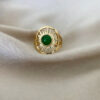 oly-78bffacaad974de75a9e3c2a73558147 Wholesale Vintage Green Stone Sun CutoutRing Stylish Bohemian Women Jewelry Gift Boutique