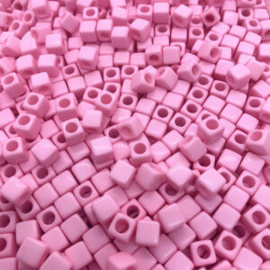 02-Pink / Size 7*7mm, aperture about 4mm