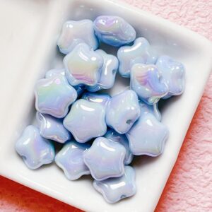 06-light blue / Size is about 14mm, hole diameter is about 2.0mm