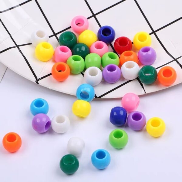 oly-791f08d48370cdc6d7082c60c4e6323e Wholesale Turquoise Acrylic Round Loose Beads 10mm 50pcs DIY Jewelry Making Accessory