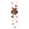 oly-79e89f2899f7dc901ec47e9ea4a787f4 Wholesale 2/8/16pcs Cute Dog Leopard Headband Paw Print Heart Floral Print Pen and Bookmark Stickers UV DTF Wraps OLY Exclusive