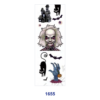 Wholesale 2/8/16pcs Spooky Horror Character Bat Pumpkin Print Pen and Bookmark Stickers UV DTF Wraps OLY Exclusive