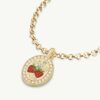 oly-7a6978ebcafa81aee568e9b13fb9b202 Wholesale Strawberry Summer Fruit Party Necklace For Women Titanium Steel ElectroplatedWith Pearl Accent Fashion Jewelry Accessory