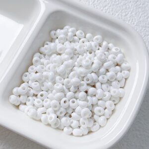 04-White / The size is about 5*6mm, the aperture is about 1.8mm