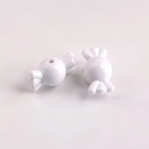 15-white / Size is about 21*11mm, hole diameter is about 2.3mm