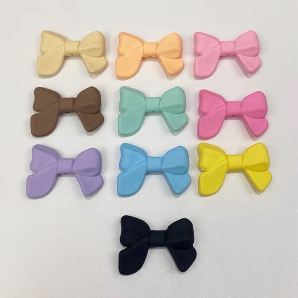Wholesale Acrylic Red Bow Loose Beads DIY Kit for Phone Chain & Case Decoration, Jewelry Making Accessory, Trendy Gift