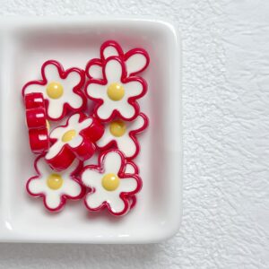 11-red / Size is about 17*18mm, hole diameter is about 2.4mm