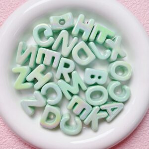 02-light green / Randomly mixed letters (aperture about 5mm)