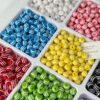 Wholesale Rainbow Striped Candy Resin Beads 6/8/10mm Loose for DIY Jewelry Making and Phone Charm Craft Supply Fashion Accessory Boutique Resale