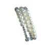 oly-7c48a8249d4dd30a2879244953d04d29 Wholesale Chic Silver Tone Rhinestone Pearl Wrap Open Cuff Bangle Multi Layer French Women S Bracelet Party Gift Fashion Accessory