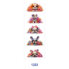 Wholesale 2/8/16pcs Summer Fruit Retro Rainbow Cute Floral Baby Animal Faith Text Print Pen and Bookmark Stickers UV DTF Wraps