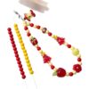 oly-7c9f164cd2e70d79649c0961e8279f79 Wholesale Acrylic Baking Paint Colorful Round Loose Beads for DIY Jewelry Making Phone Charm Bracelet Craft Supply