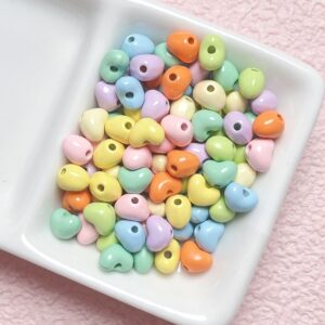 09-randomly mixed colors / Size is about 8mm, hole diameter is about 1.7mm (sold by the piece)