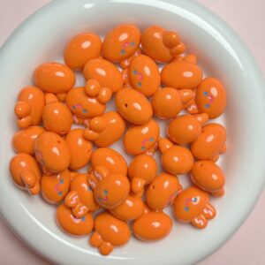 13-solid luminous orange / Size is about 20mm