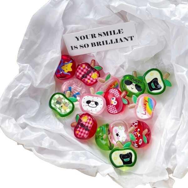 oly-7d07ecd38eb198d1bd2d5893345350c5 Wholesale Cute Hand-Painted 3D Acrylic Loose Beads for DIY Jewelry Making, Necklace & Bag Charm
