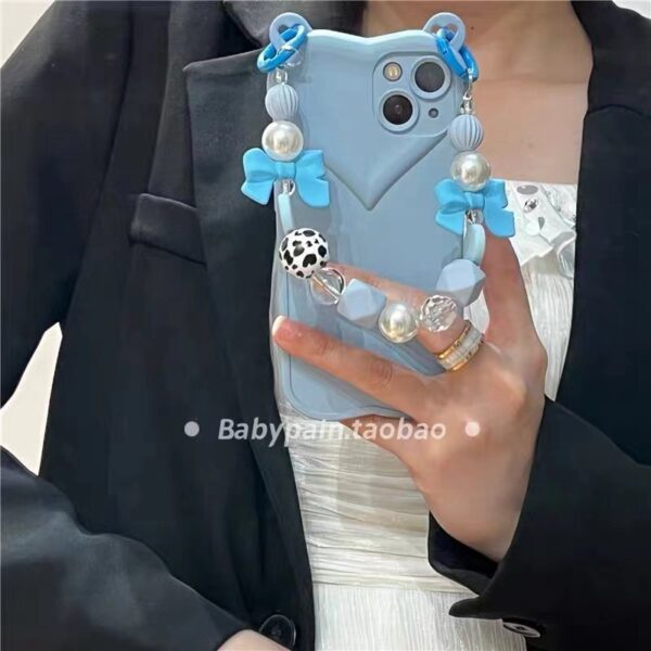 Wholesale Acrylic Red Bow Loose Beads DIY Kit for Phone Chain & Case Decoration, Jewelry Making Accessory, Trendy Gift