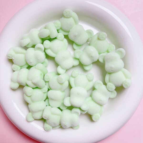 oly-7dd645f870f479457445c3a5104e2dbe Wholesale Cartoon Flocked Bear Acrylic Loose Beads for DIY Jewelry Making - Trendy Fashion Accessory for Necklace Bracelet Phone Charm