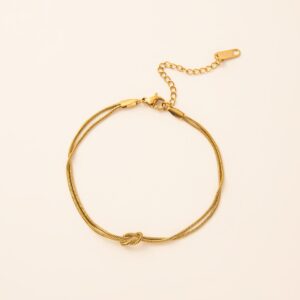 Gold bracelet (spot welded)