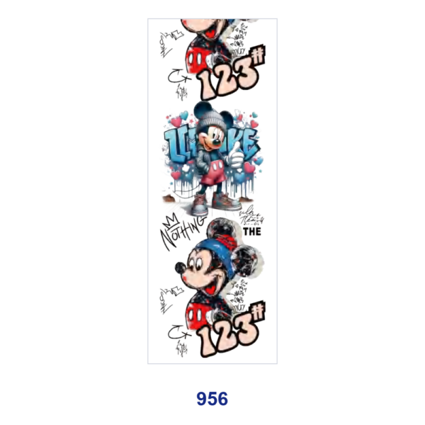 Wholesale 2/8/16pcs Tiger Skull Rose Lady Figure Daisy & Sport Cartoon Print Pen and Bookmark Stickers UV DTF Wraps OLY Exclusive