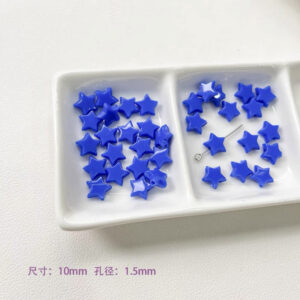 17-dark blue stars / See picture for size (sold by piece)