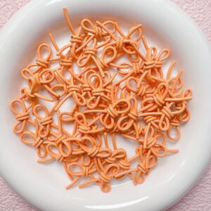 04-orange / The size is about 25*18mm, the hole diameter is about 2mm (sold by piece)