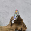 oly-7e6cd5f825b198072f0a2fe7e68425f8 Wholesale Antique Silver Zinc Alloy Adjustable Ring Distressed Geometric Rainbow Hollow Bohemian Style Jewelry Accessory