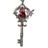 Wholesale Fashion Key Shaped Pendant Necklace Alloy Multi Layer Chain Trendy Layering Jewelry Boutique Resale Gift