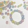 Wholesale Acrylic AB Coated Faceted Soccer Ball Beads, Colorful Loose DIY Jewelry Making Accessory, Boutique Resale