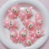 oly-7fdad3dd342a781fe690244b87a8d8b2 Wholesale UV Coated Glitter Glow in the Dark Cute Cartoon Resin Loose Beads for DIY Phone Charm, Bag Charm, and Gift Making OLY Exclusive