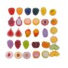 Wholesale Red Raspberry Fruit Resin DIY Charms for Jewelry Hair Clips Keychains Fridge Magnets