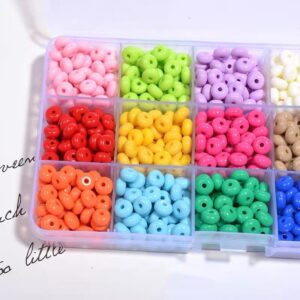 oly-802d9dc442bf10f729ef9bb1c939a407 Wholesale 8mm Acrylic Abacus Beads Beige Loose Spacer Beads for DIY Jewelry Making Necklace Bracelet Crafting 100 Pcs