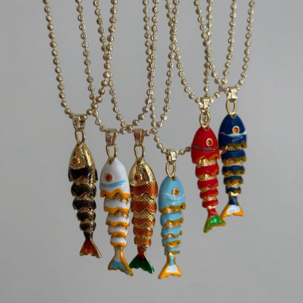 oly-8034e96fd4c9aba9779cfda27dda1d36 Wholesale Copper Electroplated Electroplating Copper Pendant Necklace Ocean Summer Style Trendy Jewelry Gift Everyday