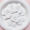 Wholesale Acrylic Painted Heart Shape Beads for DIY Phone Charm Keychain Bag Charm Jewelry Making