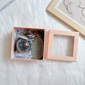 Gray + powder gift box