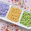 Wholesale Acrylic Cute Bowknot Loose Beads Baking Paint Finish DIY Jewelry Making Phone Charm Craft Supply