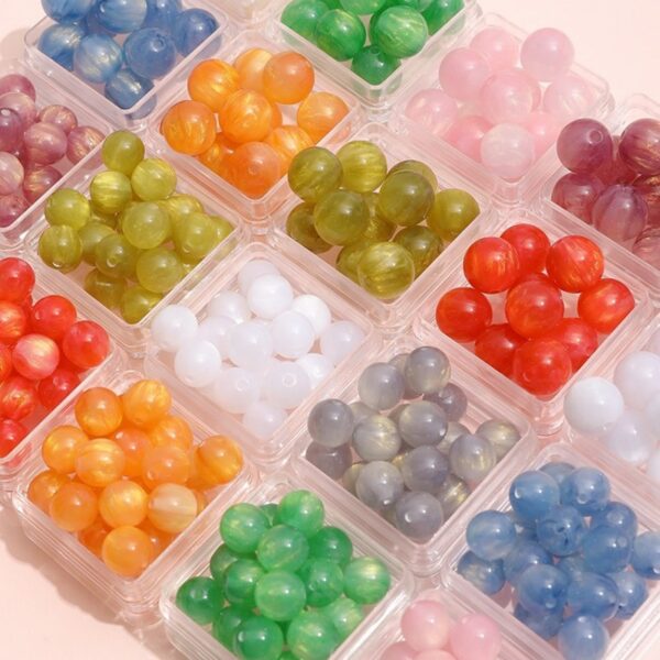 oly-817a1421773c83a60fdb251354d0e9f2 Wholesale Acrylic 8-12mm Dreamy Nebula Loose Round Beads for DIY Jewelry Making