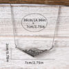 oly-81b2ee8322217ba327076d03e5bc160b Wholesale Mountain Valley Triangle Pendant Necklace Antique Silver Zinc Alloy Fashion Accessory Boutique Resale Gift