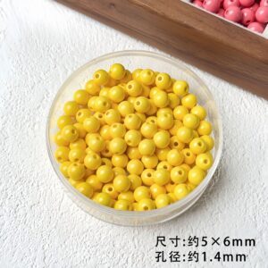 07-yellow / 6mm (sold by the piece)