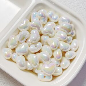 03-White / The size is about 14mm, the aperture is about 1.8mm